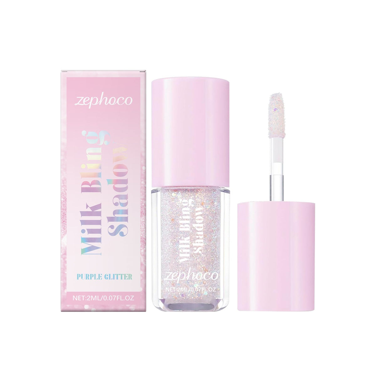 Sombra Líquida Perla Zephoco, Natural de Larga Duración para Maquillaje de Fiesta