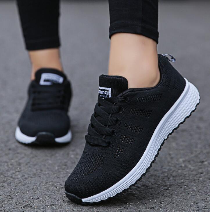 Zapatillas Mujer Plataforma Blancas — Tenis Casual