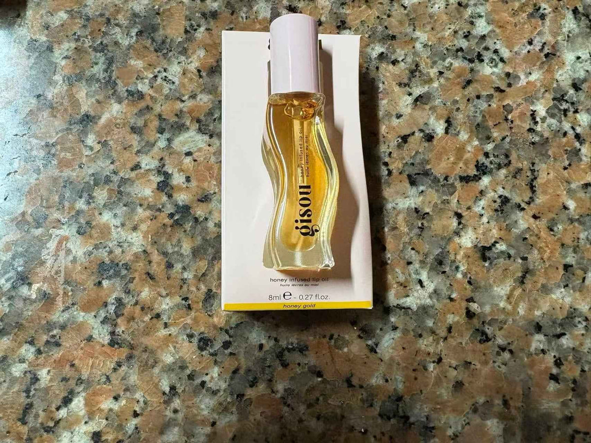 Aceite labial Gisou (sandía, miel, coco y fresa): brillo labial hidratante, reparador, voluminizador e iluminador (8 ml)