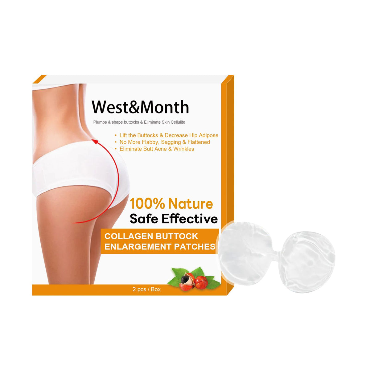 West&Month Lift para Glúteos y Firmante de Piel con Colágeno