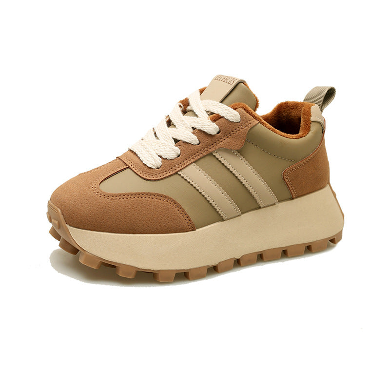 Zapatillas Melad Forrest Gump color blocking de suela gruesa para mujer
