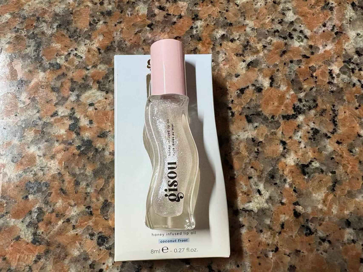 Aceite labial Gisou (sandía, miel, coco y fresa): brillo labial hidratante, reparador, voluminizador e iluminador (8 ml)