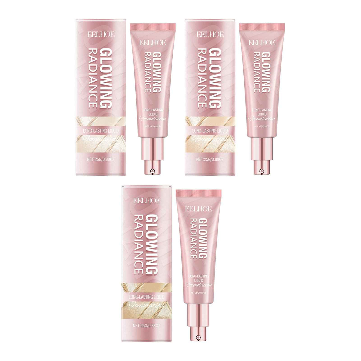 Base de Maquillaje Líquida EELHOE Ligera e Hidratante