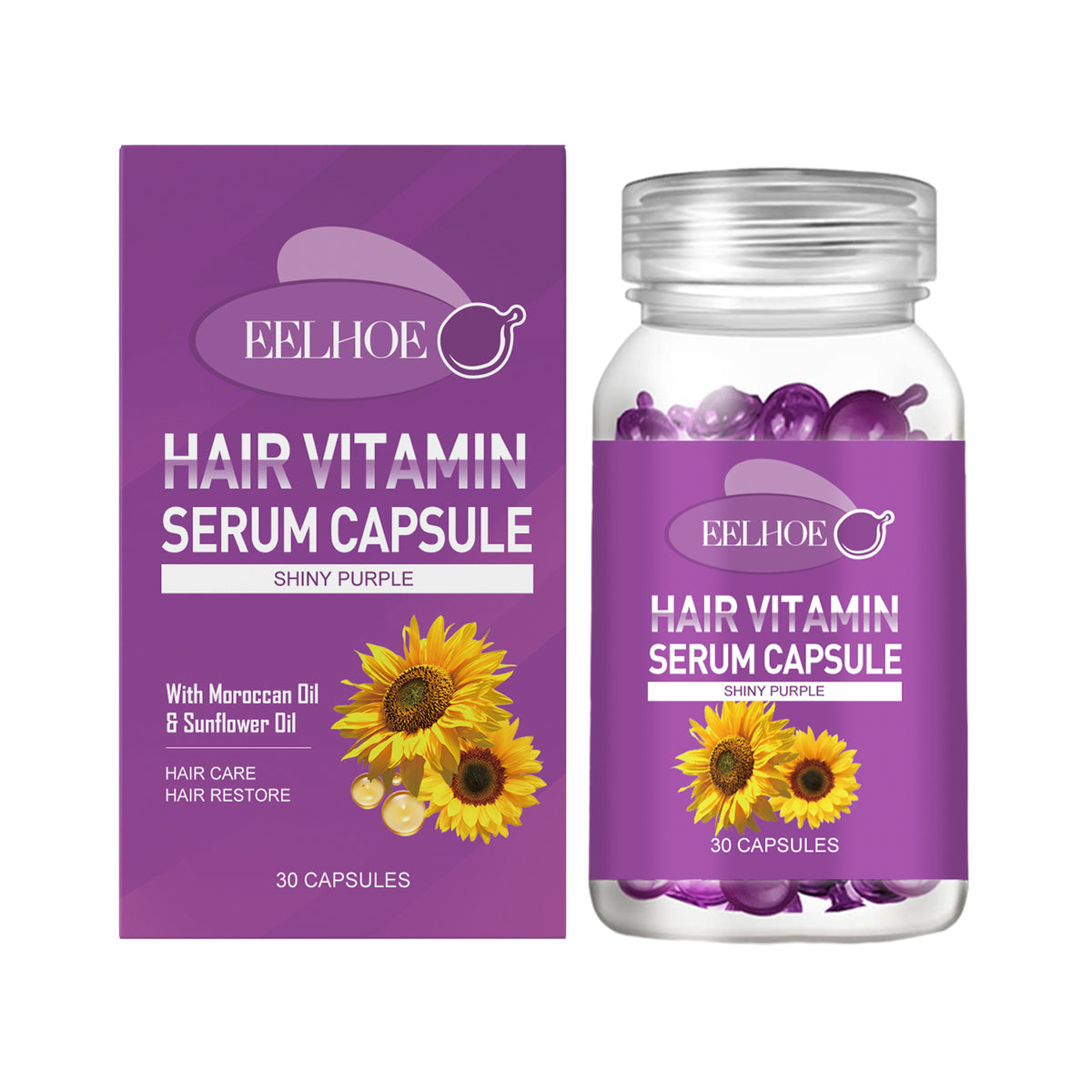 EELHOE Cápsulas de Aceite Esencial para el Cuidado del Cabello