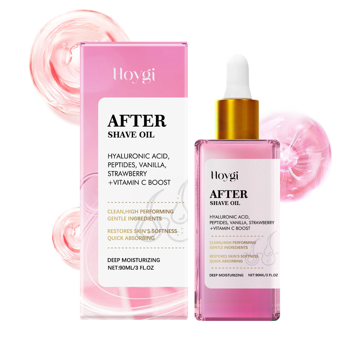Aceite Esencial HOYGI de Fresa para el Cuidado del Cabello y Afeitado