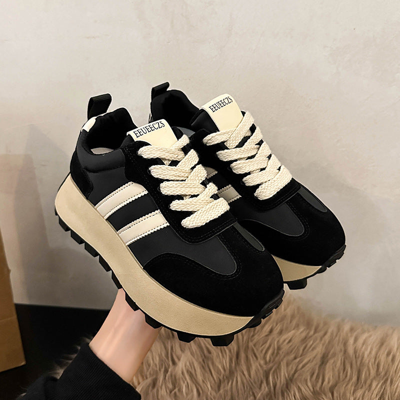 Zapatillas Melad Forrest Gump color blocking de suela gruesa para mujer