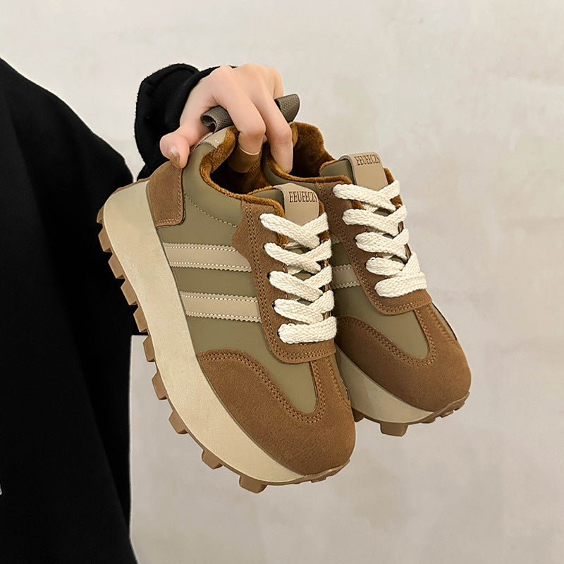 Zapatillas Melad Forrest Gump color blocking de suela gruesa para mujer