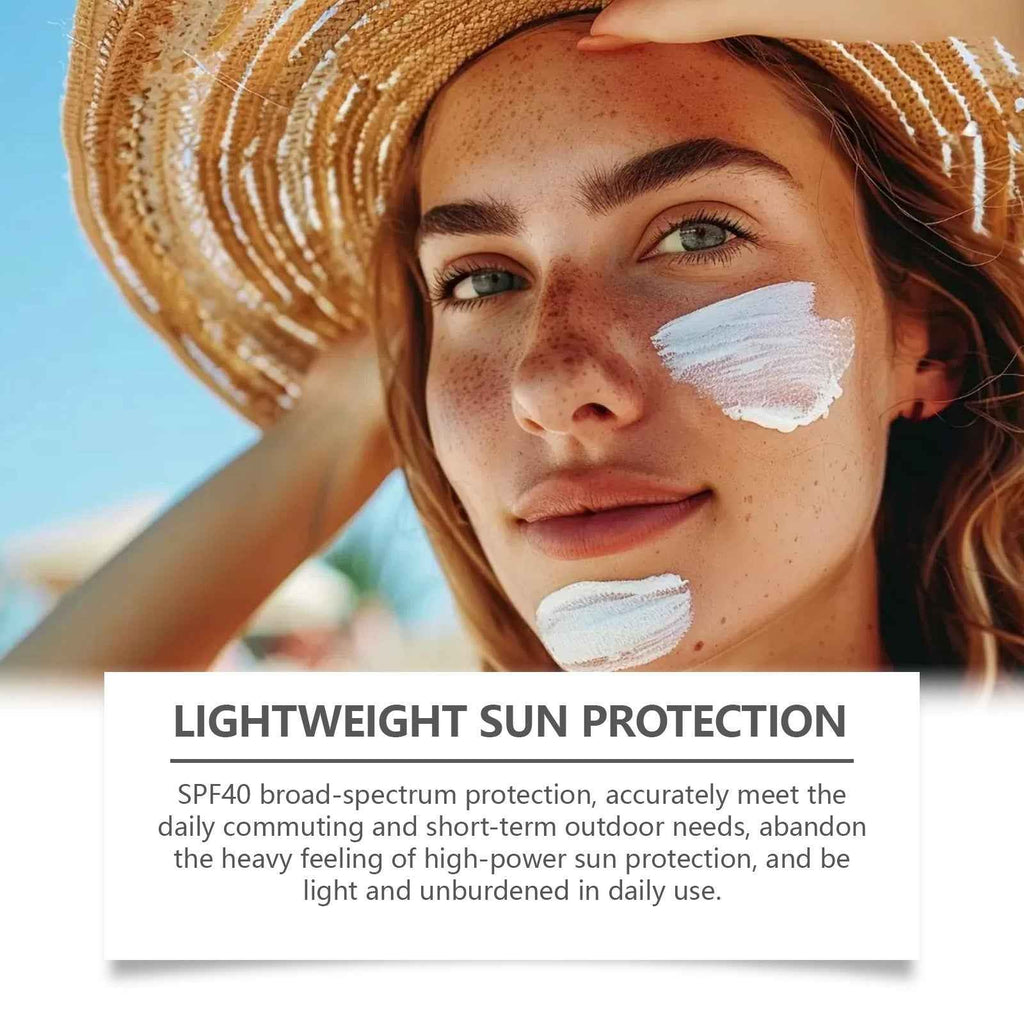 Aplicación práctica de crema protectora e hidratante para la piel