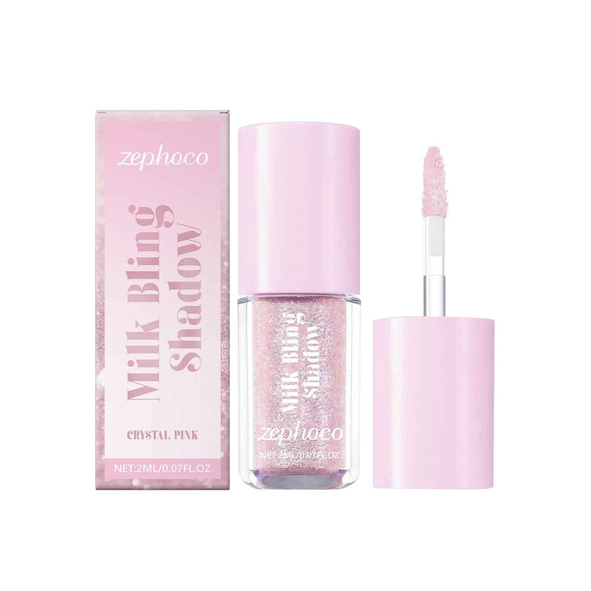 Sombra Líquida Perla Zephoco, Natural de Larga Duración para Maquillaje de Fiesta