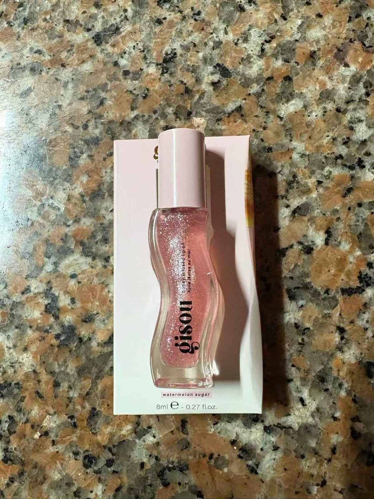 Aceite labial Gisou (sandía, miel, coco y fresa): brillo labial hidratante, reparador, voluminizador e iluminador (8 ml)