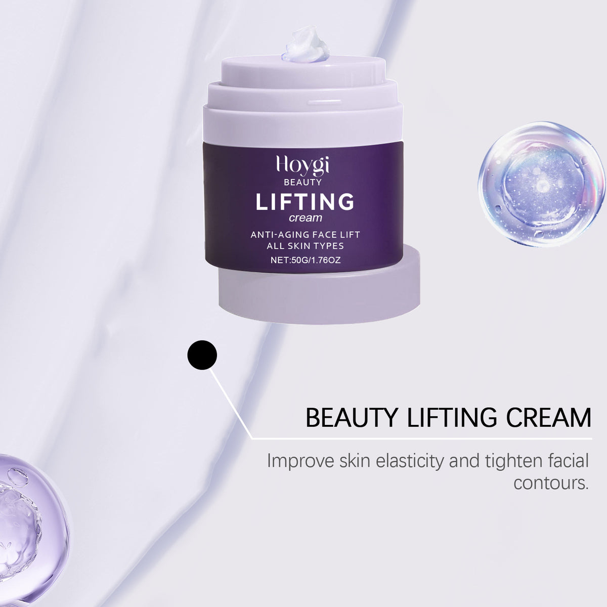 Crema Facial Hidratante Profunda para Suavizar Líneas Finas y Iluminar el Cutis