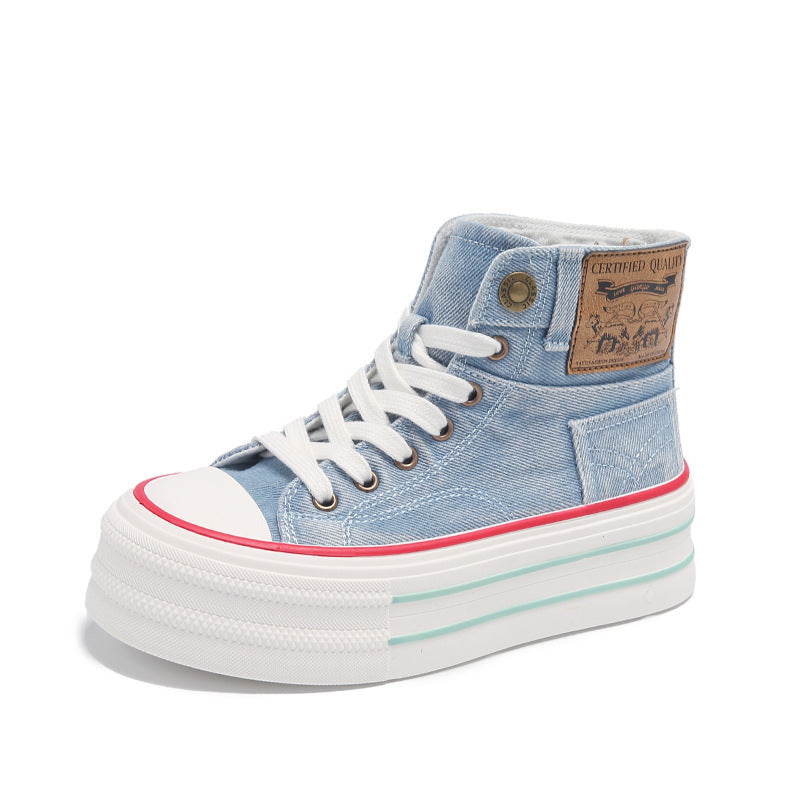 Zapatos de tela para jóvenes de verano - Zapatillas altas casuales
