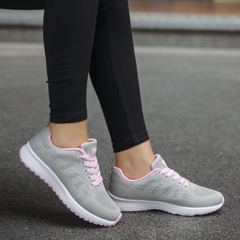 Zapatillas Mujer Plataforma Blancas — Tenis Casual