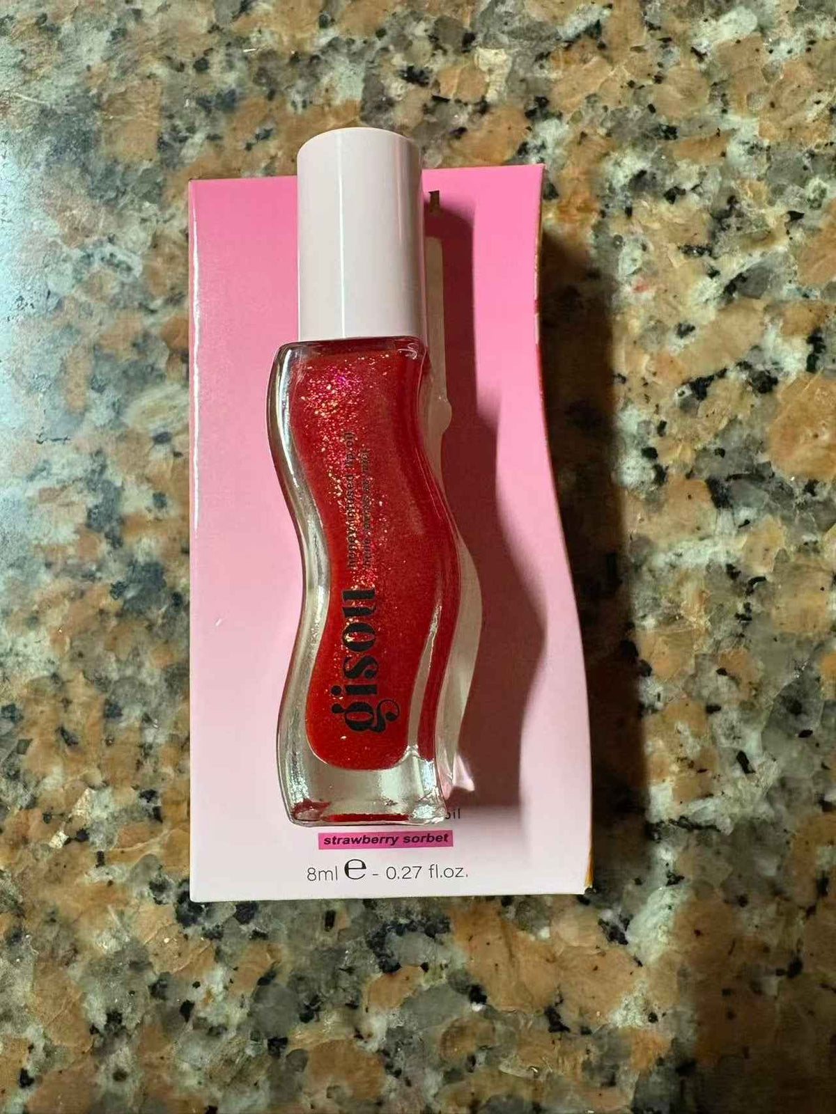 Aceite labial Gisou (sandía, miel, coco y fresa): brillo labial hidratante, reparador, voluminizador e iluminador (8 ml)
