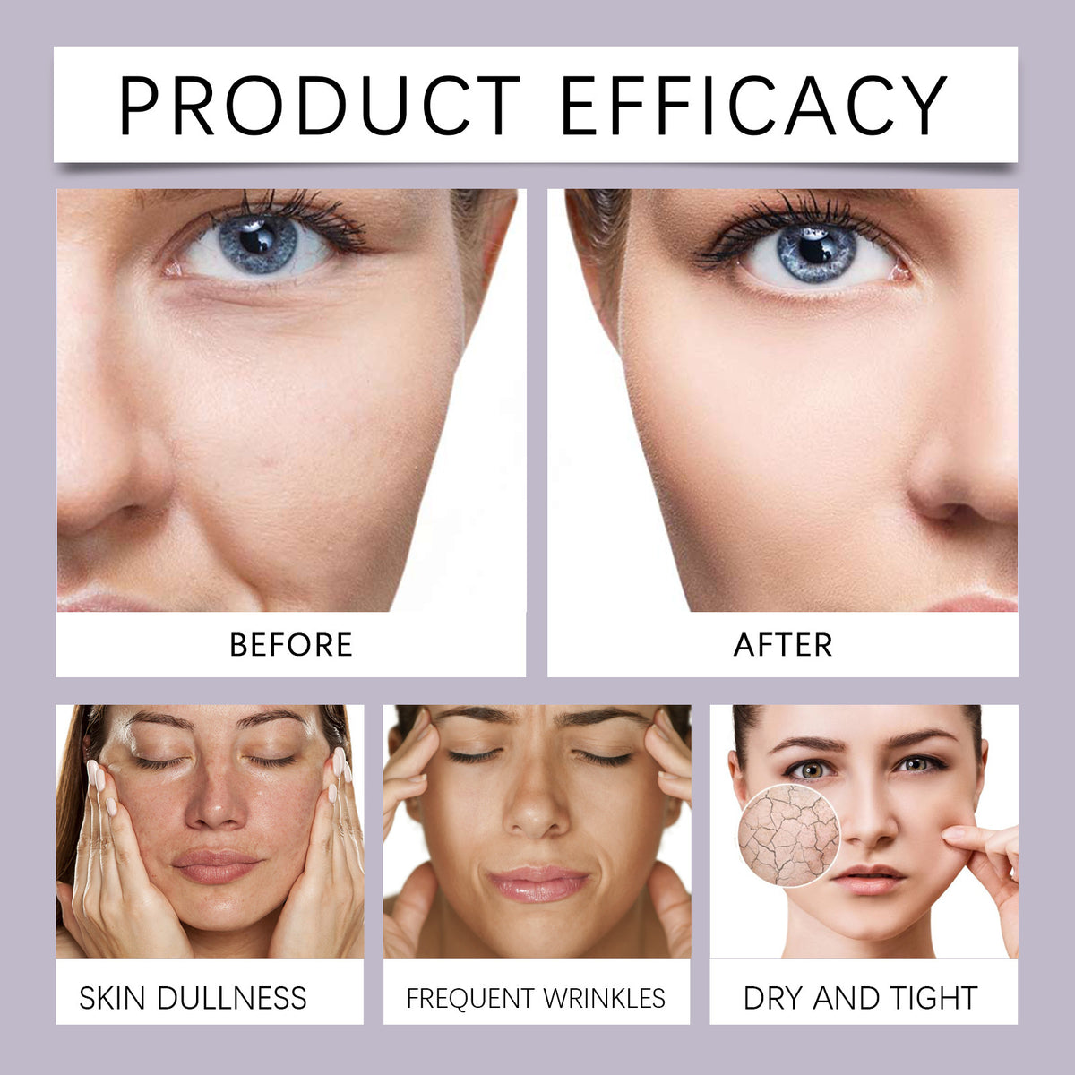 Crema Facial Hidratante Profunda para Suavizar Líneas Finas y Iluminar el Cutis