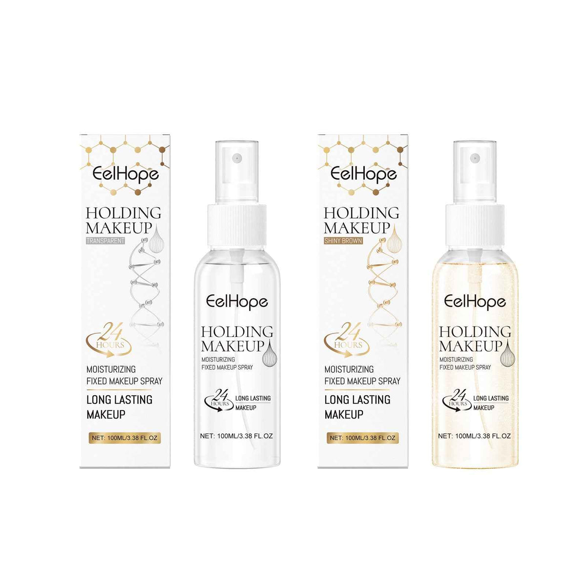 Spray Fijador Eelhope, Hidratante, Refrescante, de Larga Duración y Fácil de Remover