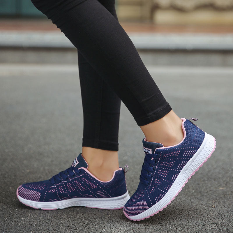Zapatillas Mujer Plataforma Blancas — Tenis Casual
