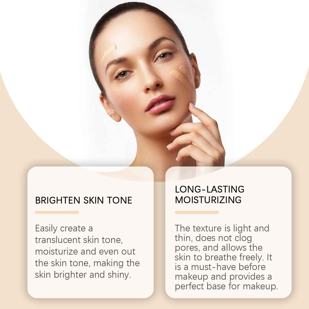 CC Cream Eelhope, Corrector Hidratante e Iluminador de Larga Duración con Protección