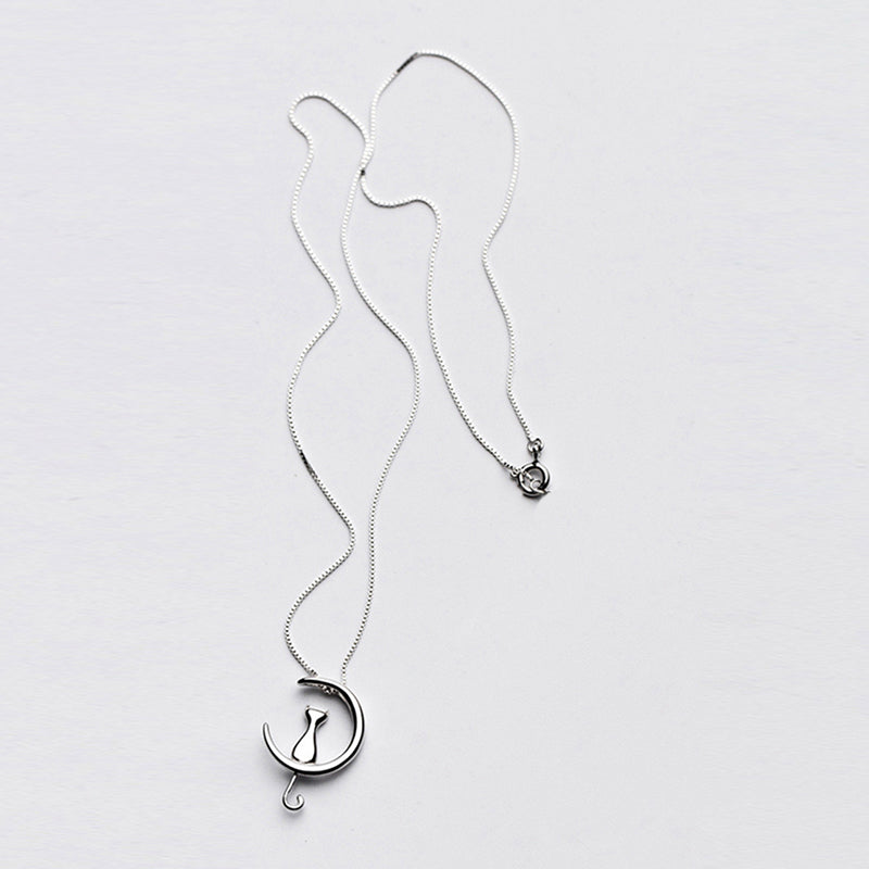 Collar Gato Plata de Ley — Gargantilla Moda Joyería Fina
