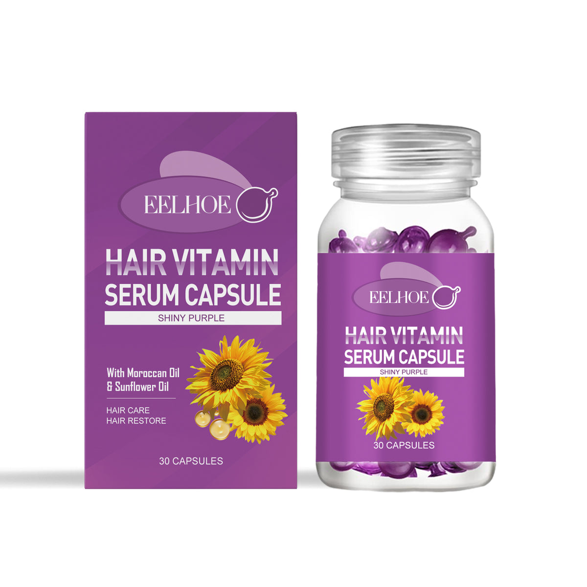 EELHOE Cápsulas de Aceite Esencial para el Cuidado del Cabello