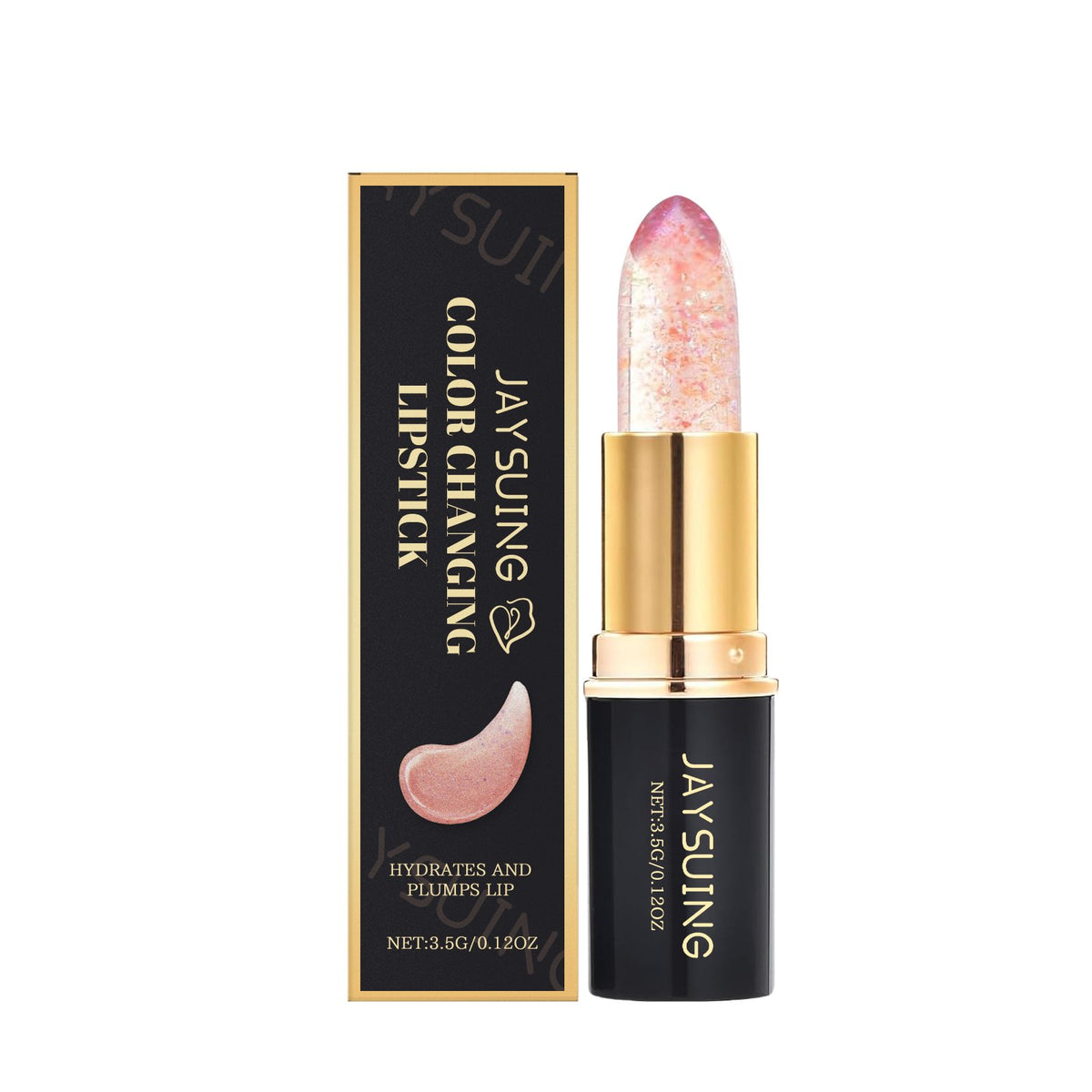 Bálsamo Labial Jaysuing Cambia Color, Brillante, Hidratante sin Grasa e Iluminador