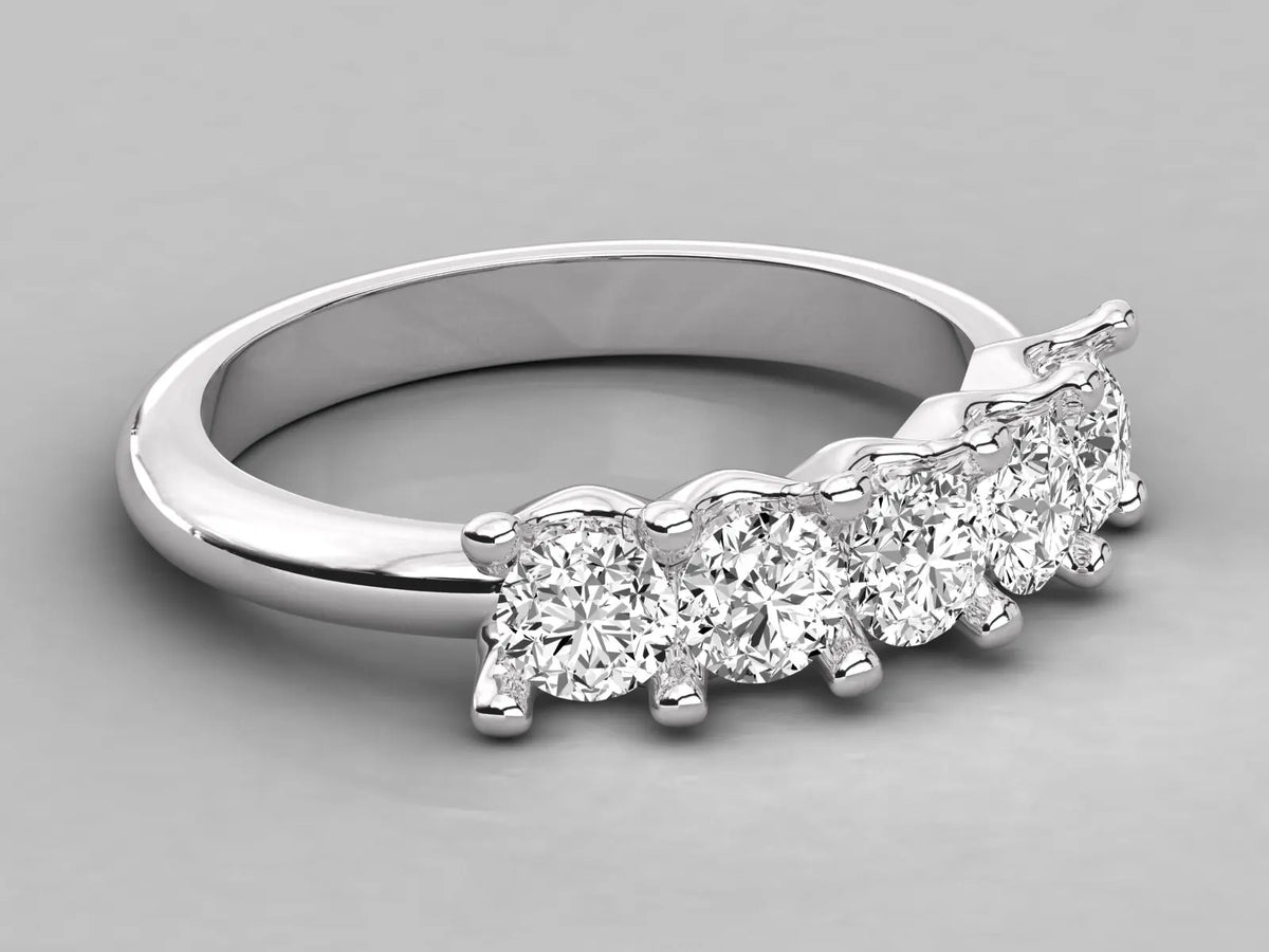 Anillo Solitario de Diamante Natural Certificado, Alta Calidad, Diseño de Moda para Boda, KRISHNAM