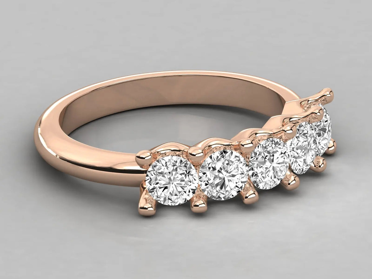 Anillo Solitario de Diamante Natural Certificado, Alta Calidad, Diseño de Moda para Boda, KRISHNAM
