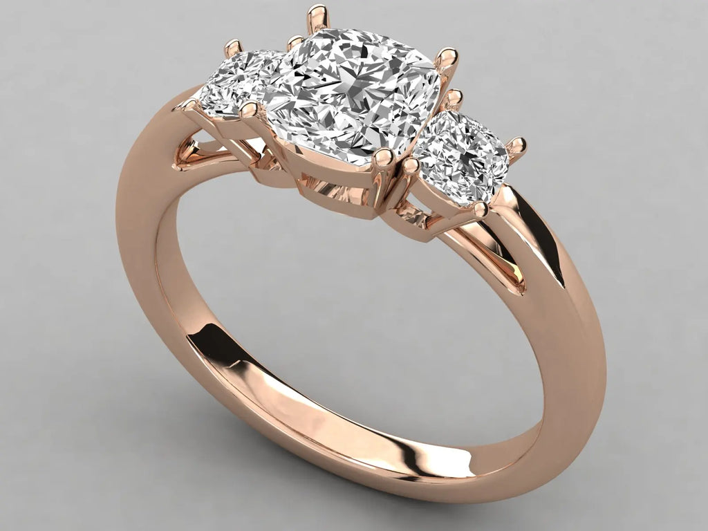 Anillo Solitario de Diamante Natural de Alta Calidad KRISHNAM JEWELS, Certificado por Terceros, Diseño de Moda para Boda y Aniversario