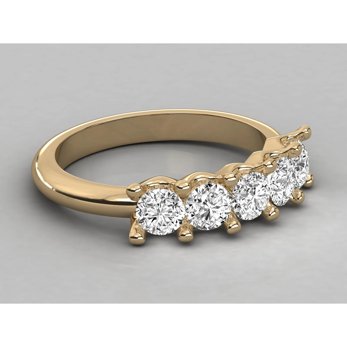 Anillo Solitario de Diamante Natural Certificado, Alta Calidad, Diseño de Moda para Boda, KRISHNAM