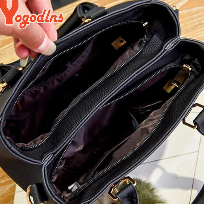 Yogodins Mujeres Perlas Colgante Bolso Señoras Relieve Hombro Bolso
