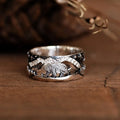 Anillo Hip Hop de Moda con Circonita, Diseño Religioso Infantil, Engaste de Garra, Baño de Latón, Diseño de Oso