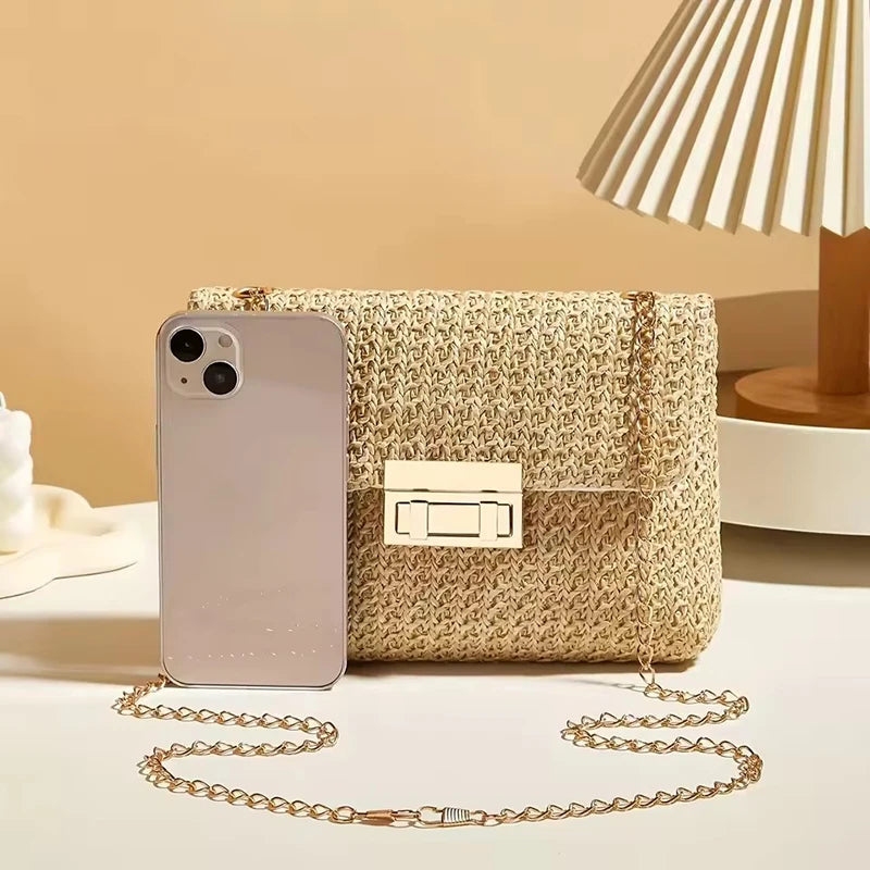 Bolso Bandolera para Mujeres Correa de Cadena: Elegante Accesorio de Hombro