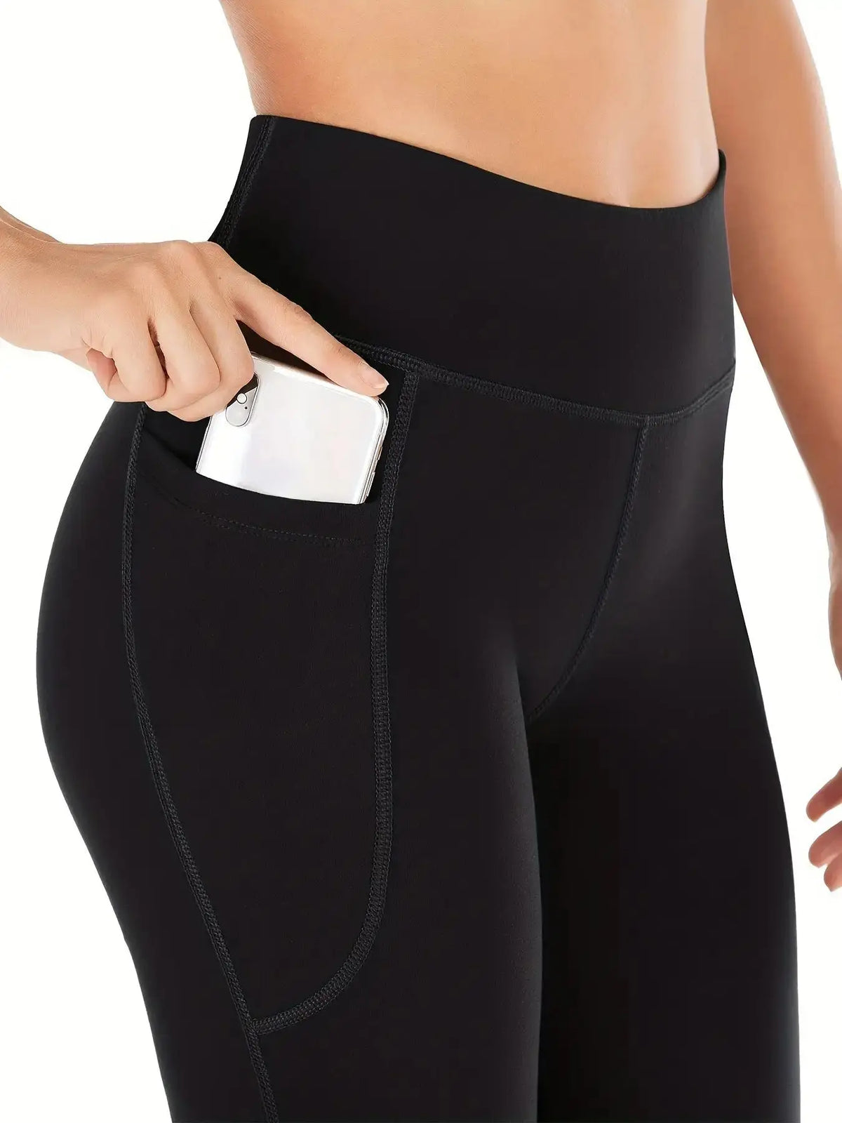 Pantalón Acampanado Yoga Cintura Alta con Bolsillos | Fitness 2026