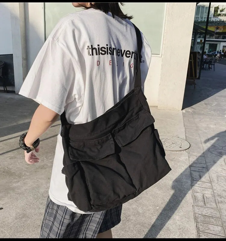Bolso de Hombro de Lona Vintage Clásico para Mujer, Bandolera Suave de Viaje, Gran Capacidad