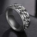 Anillo Giratorio de Acero Inoxidable para Hombre - Alta Calidad y Estilo Spinner Punk