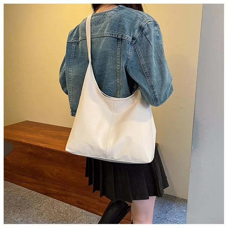 HOMEFISH Bolso Tote Nuevo, Bolso de Mano y Hombro para Mujer, Estilo Retro Sencillo, Gran Tamaño