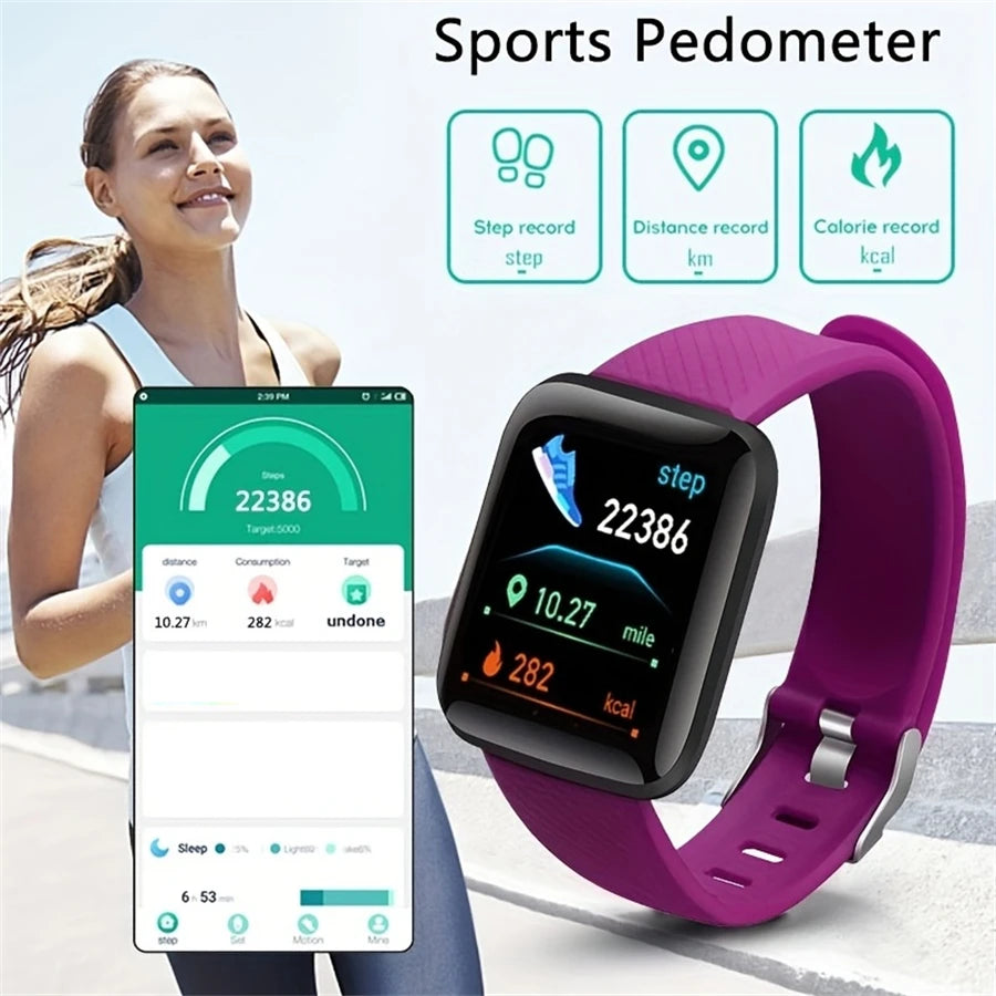 Reloj Inteligente Unisex 116plus Y68 con Monitor de Actividad