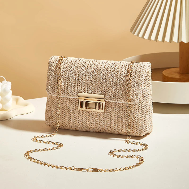 Bolso Bandolera para Mujeres Correa de Cadena: Elegante Accesorio de Hombro