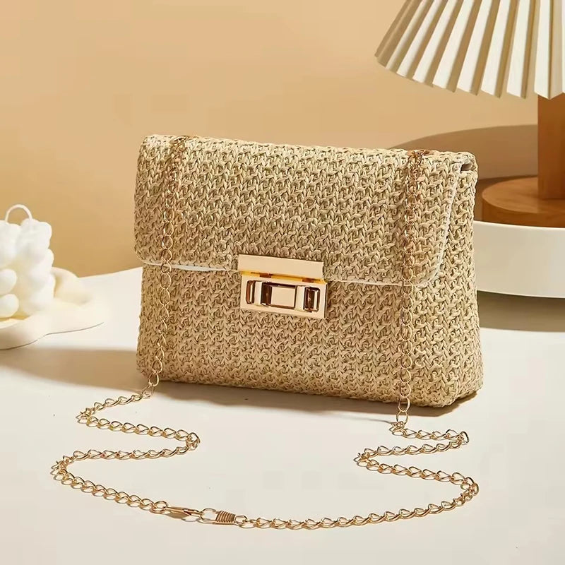 Bolso Bandolera para Mujeres Correa de Cadena: Elegante Accesorio de Hombro