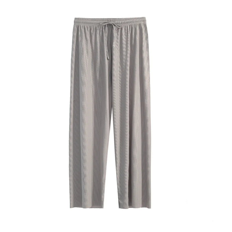 Pantalones de Pierna Ancha a la Altura del Tobillo para Mujer - Casual Verano