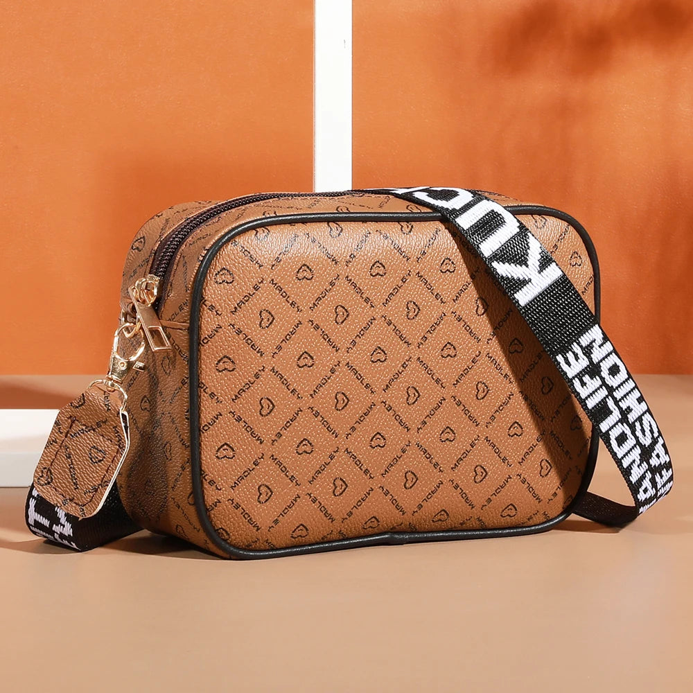 Bolso Bandolera Elegante Multifuncional de Hombro Cartera Mini para Mujeres
