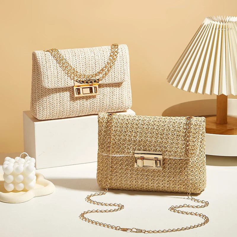 Bolso Bandolera para Mujeres Correa de Cadena: Elegante Accesorio de Hombro