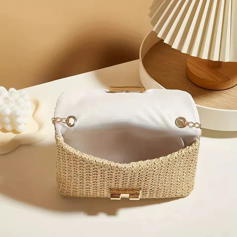 Bolso Bandolera para Mujeres Correa de Cadena: Elegante Accesorio de Hombro