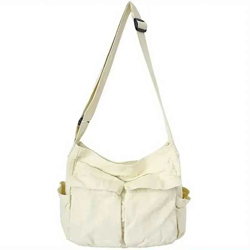Bolso de Hombro de Lona Vintage Clásico para Mujer, Bandolera Suave de Viaje, Gran Capacidad