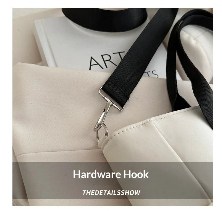 Bolso Tote de Nylon Impermeable para Mujer, Gran Capacidad, Ligero, Ideal para Estudio, Trabajo, Viaje y Gimnasio