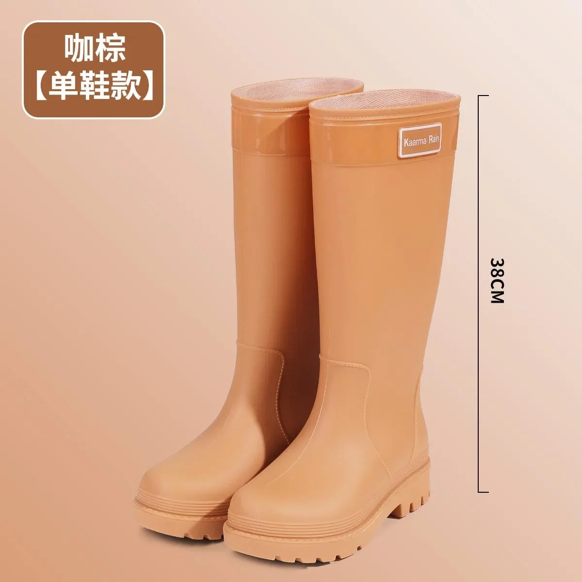 Botas de Lluvia para Mujer, Media Caña, Impermeables, Forro Cálido de Algodón, Ideales para Jardín e Invierno