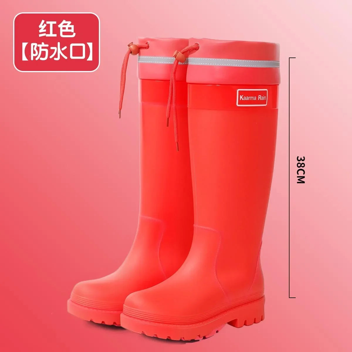 Botas de Lluvia para Mujer, Media Caña, Impermeables, Forro Cálido de Algodón, Ideales para Jardín e Invierno
