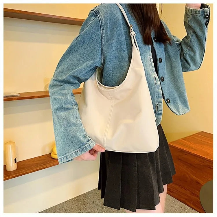 HOMEFISH Bolso Tote Nuevo, Bolso de Mano y Hombro para Mujer, Estilo Retro Sencillo, Gran Tamaño