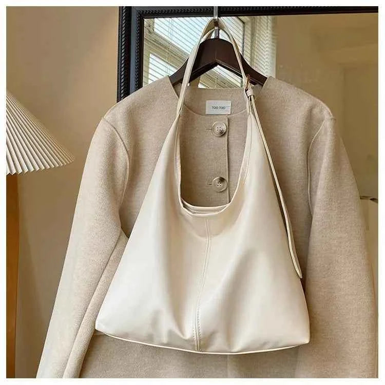 HOMEFISH Bolso Tote Nuevo, Bolso de Mano y Hombro para Mujer, Estilo Retro Sencillo, Gran Tamaño