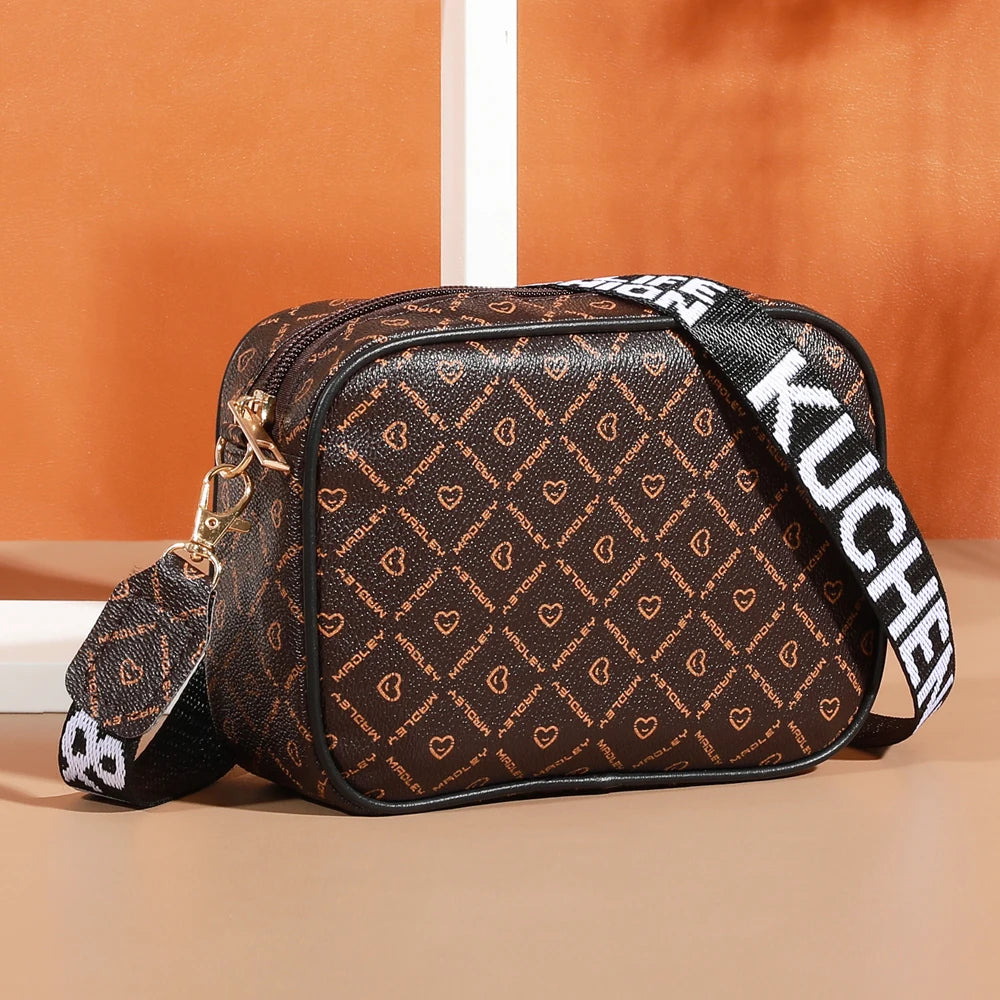 Bolso Bandolera Elegante Multifuncional de Hombro Cartera Mini para Mujeres